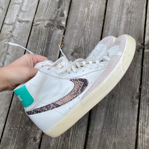 2012 Nike Blazer Mid ‘77 ‘Vintage Sail Atomic Teal’ Size 13 - Picture 9 of 14